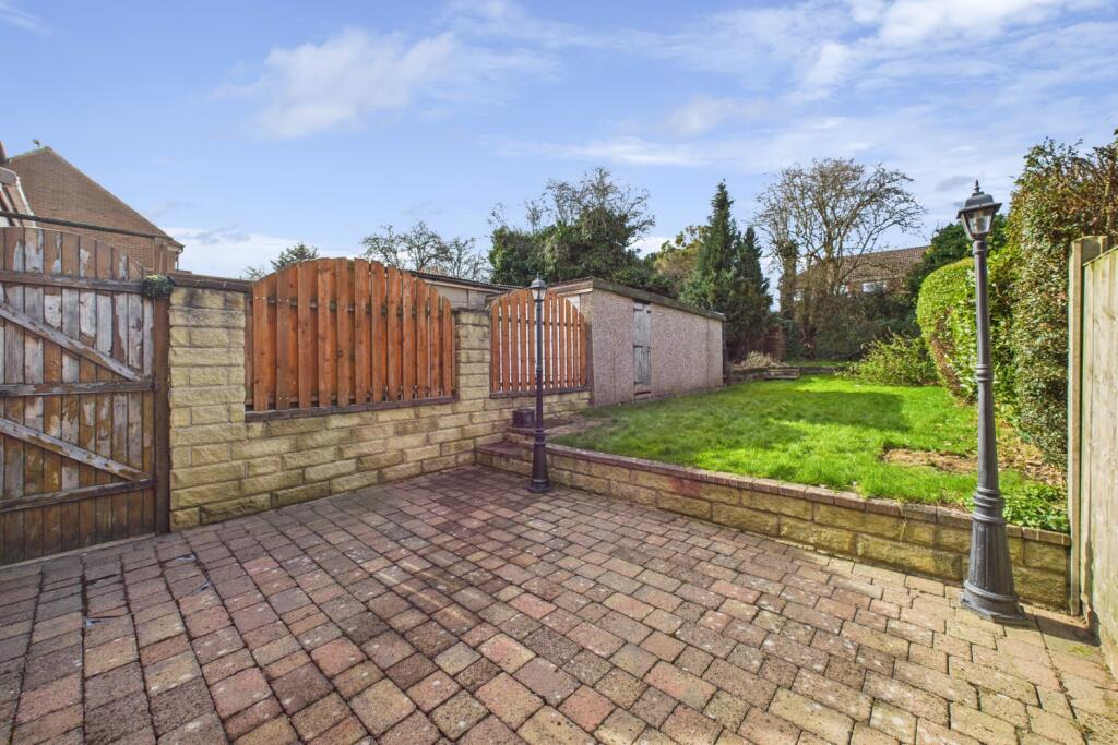 Rear patio