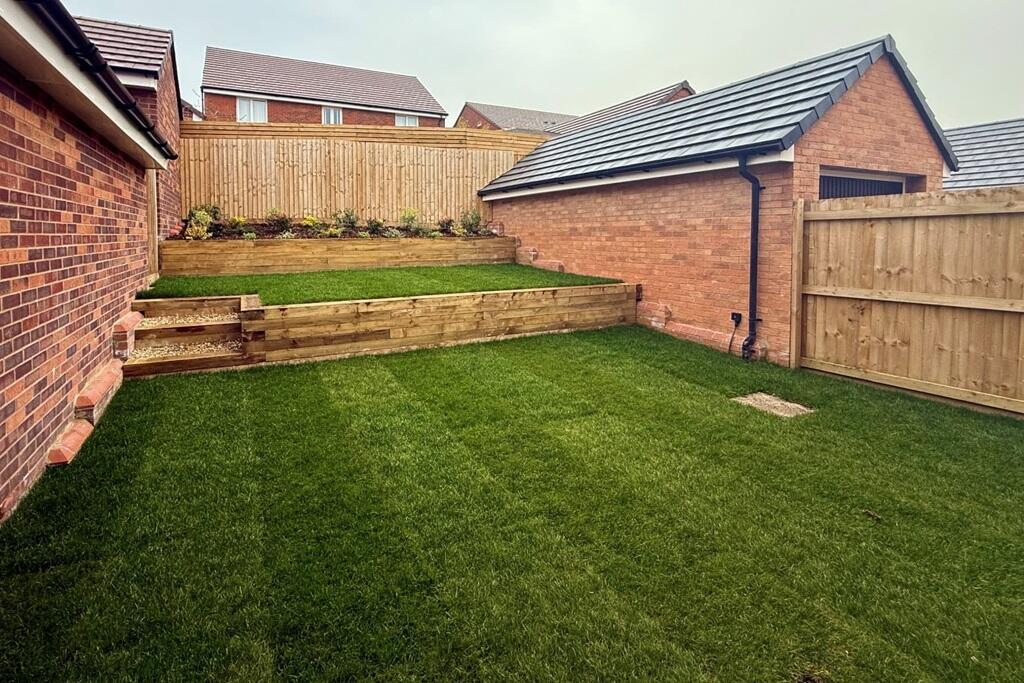With a professionally designed and landscaped garden for you to enjoy