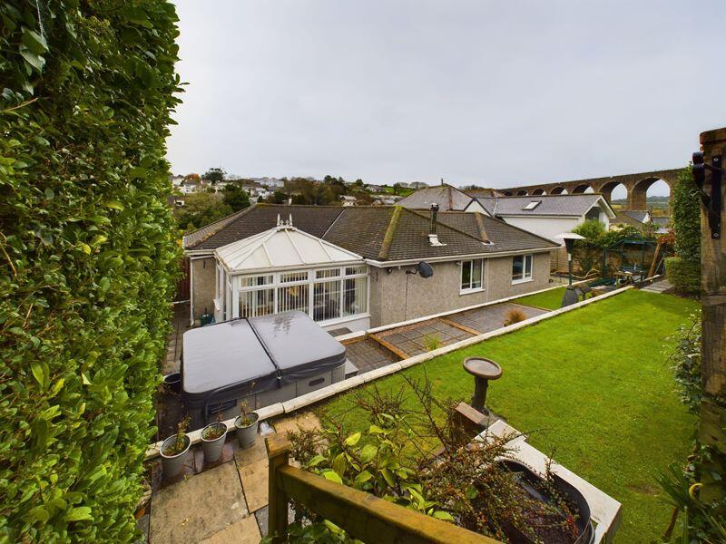 rear elevation and garden