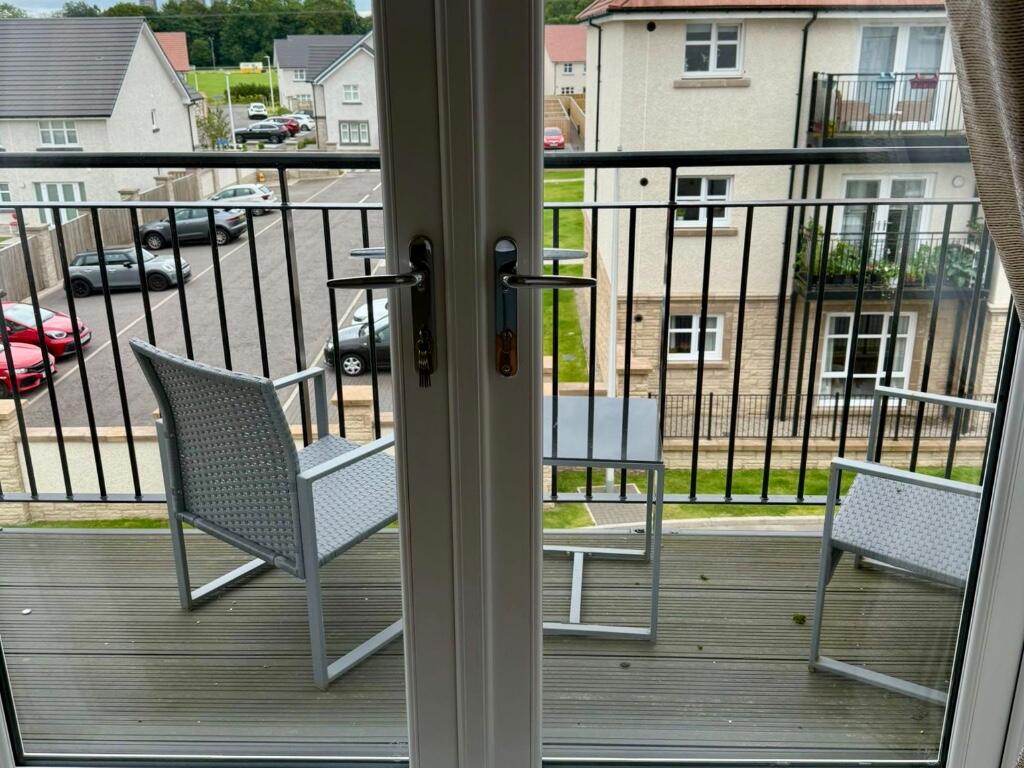 Private balcony.