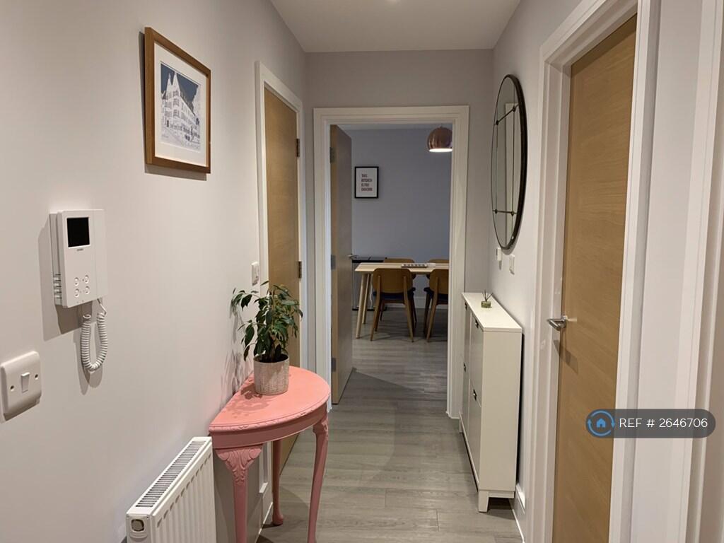 Hallway With Video Enabled Intercom