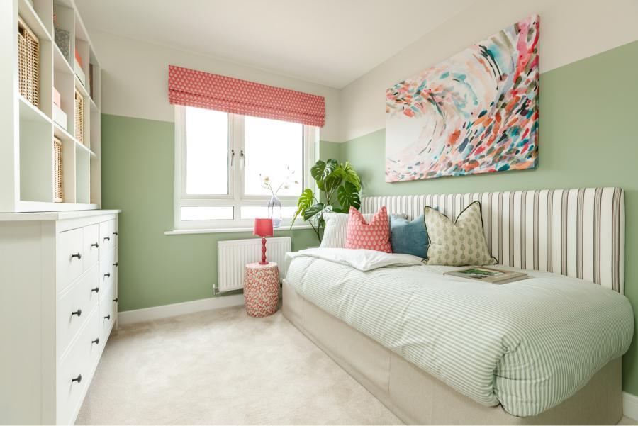 Bedroom 3 is an ideal single bedroom or turn into a home office