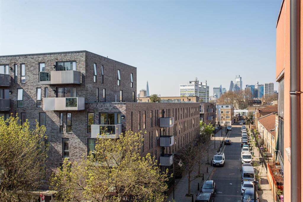 City views from balcony