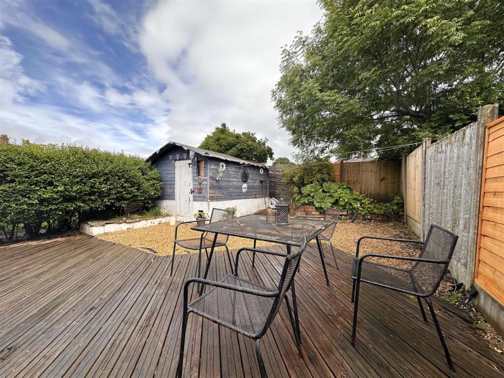 Rear gardens