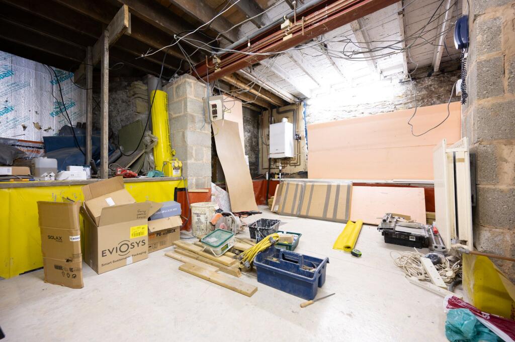 PARTIALLY CONVERTED CELLAR