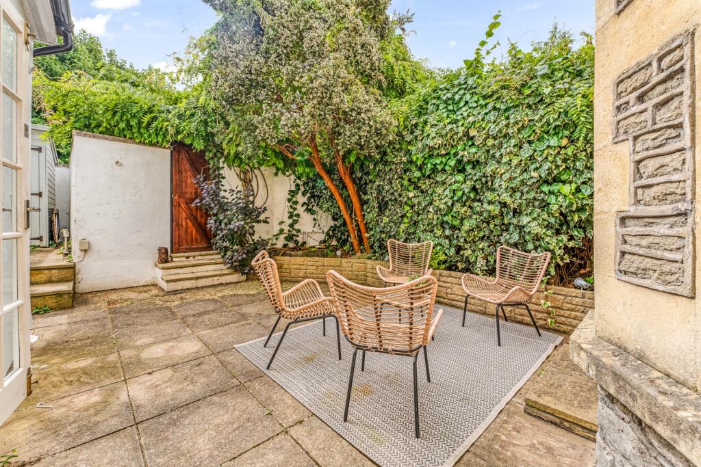South facing rear garden