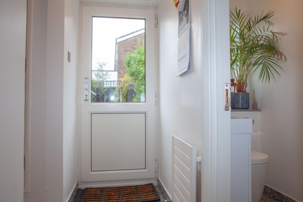 Garden entrance &amp; Ground floor WC