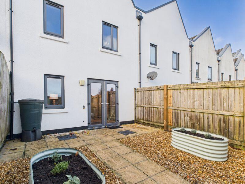 rear elevation and garden