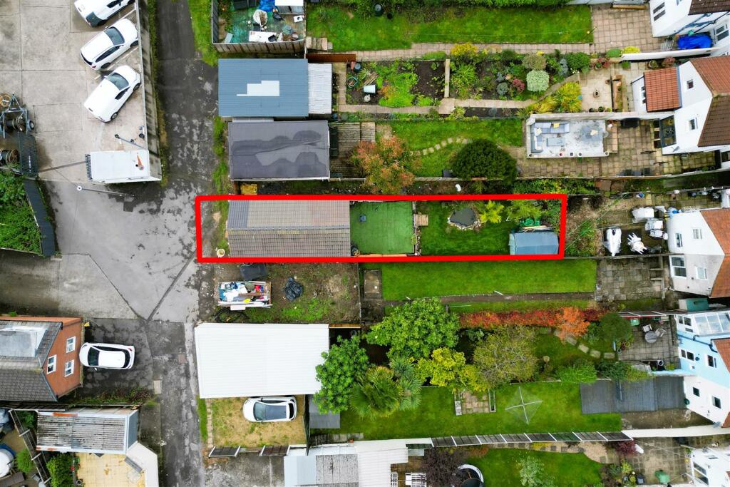 Garage and Garden to the Rear of 209, Luckwell Roa