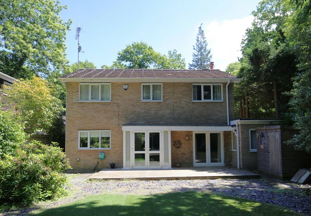 Rear of property