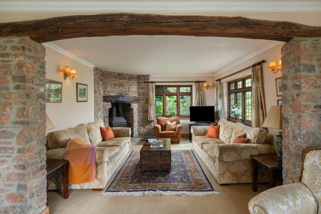 Brook House, Dittisham, Sitting Room