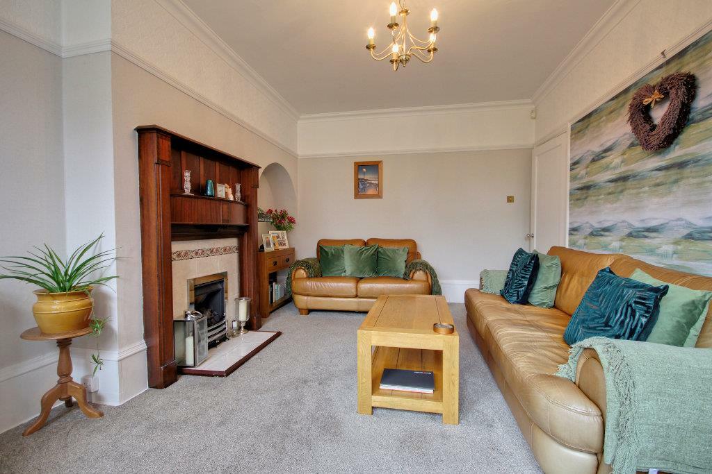 Lounge overlooking the garden