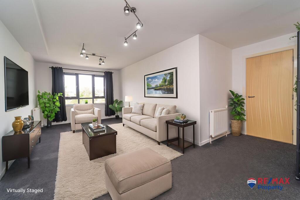 Virtually Staged Lounge