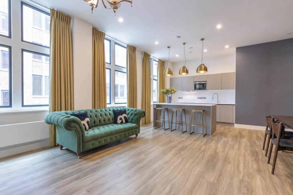 Open plan living area