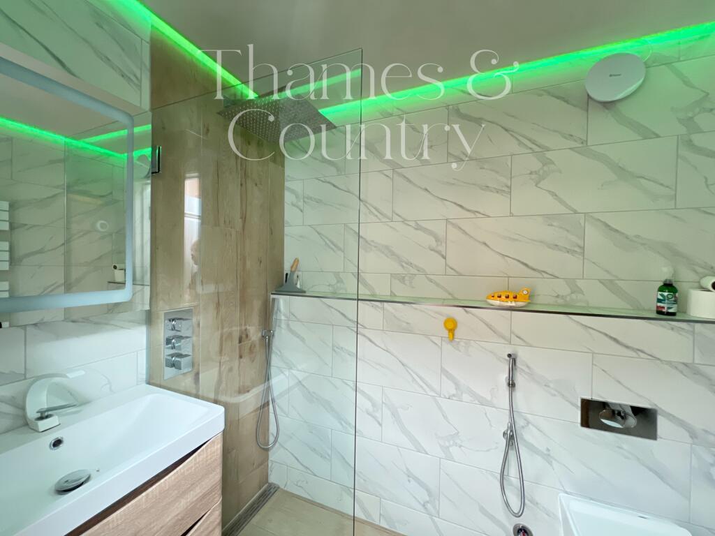 Shower room off utility area