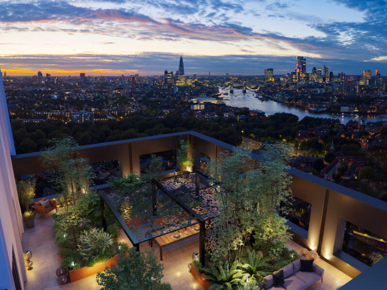 4027_CW_Ext_Amenity_Lvl32_Terrace Dusk Higher H...