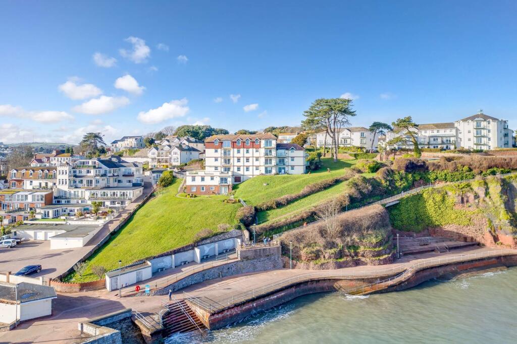 Aerial photo of Seaborne Court from the sea