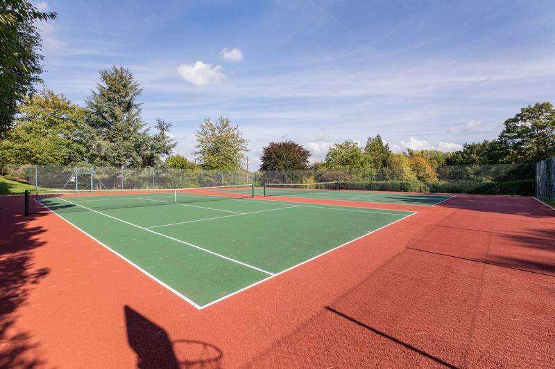 Communal tennis courts