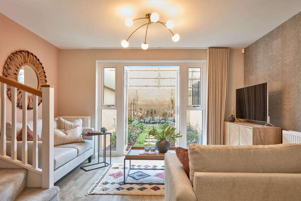 Spacious lounge in the Denford