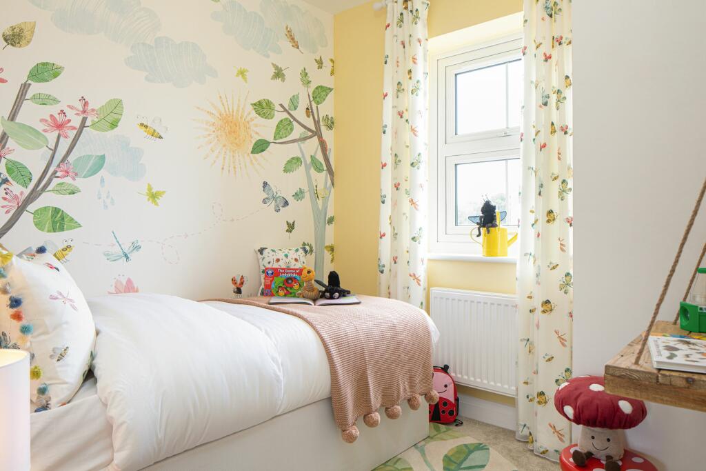 Single bedroom of the Archford semi-detached 3 bedroom home