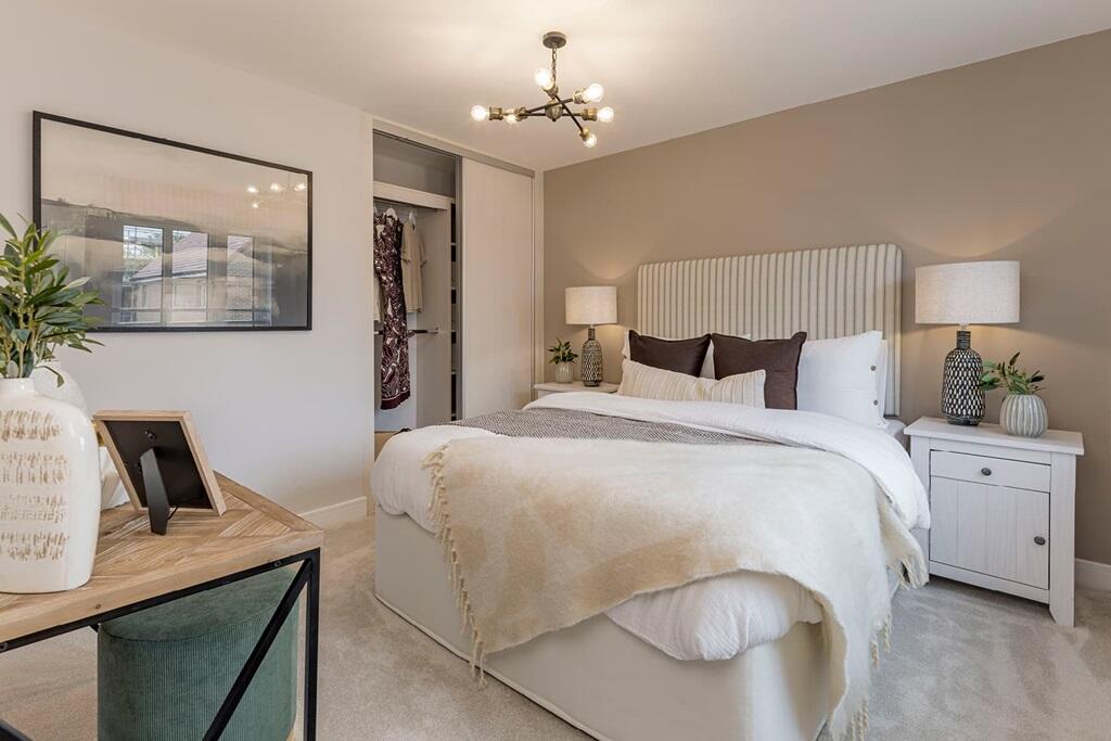 Second bedroom with plenty of space for a double bed