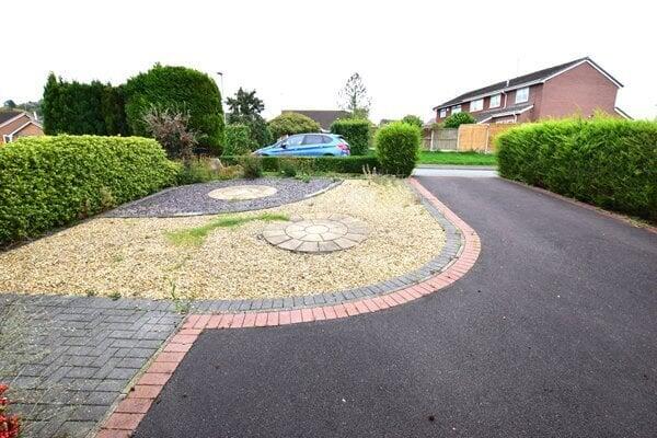driveway &amp; front garden