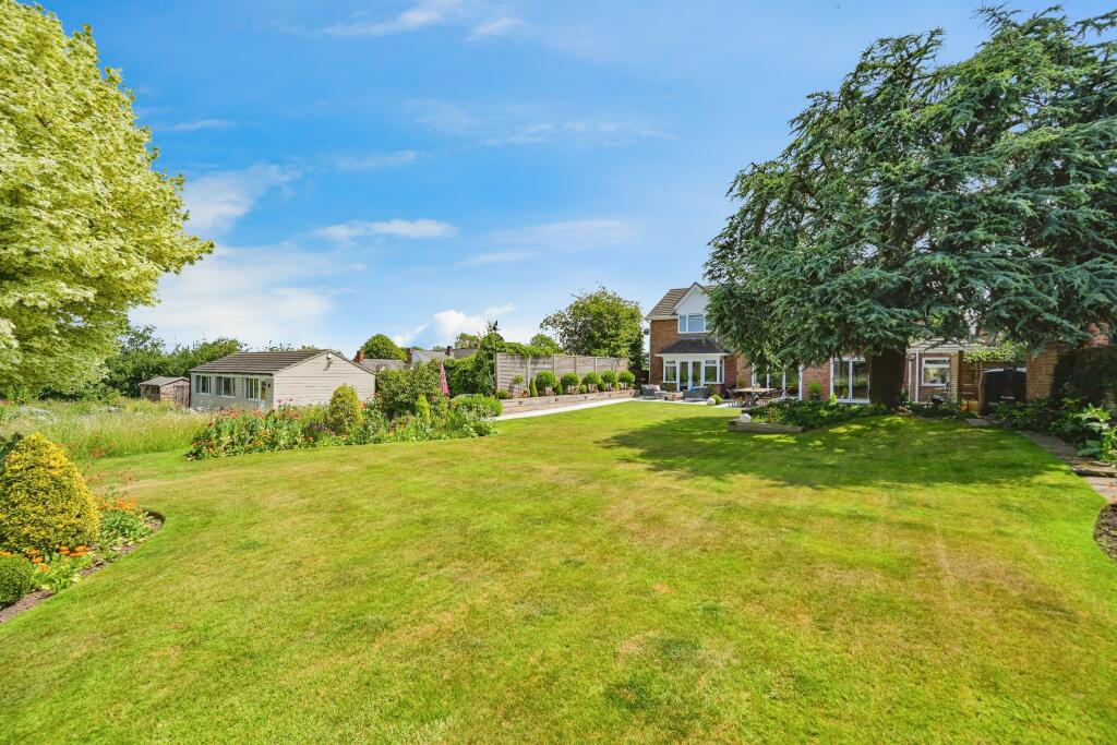 Rear Garden (House &amp; Work Room)