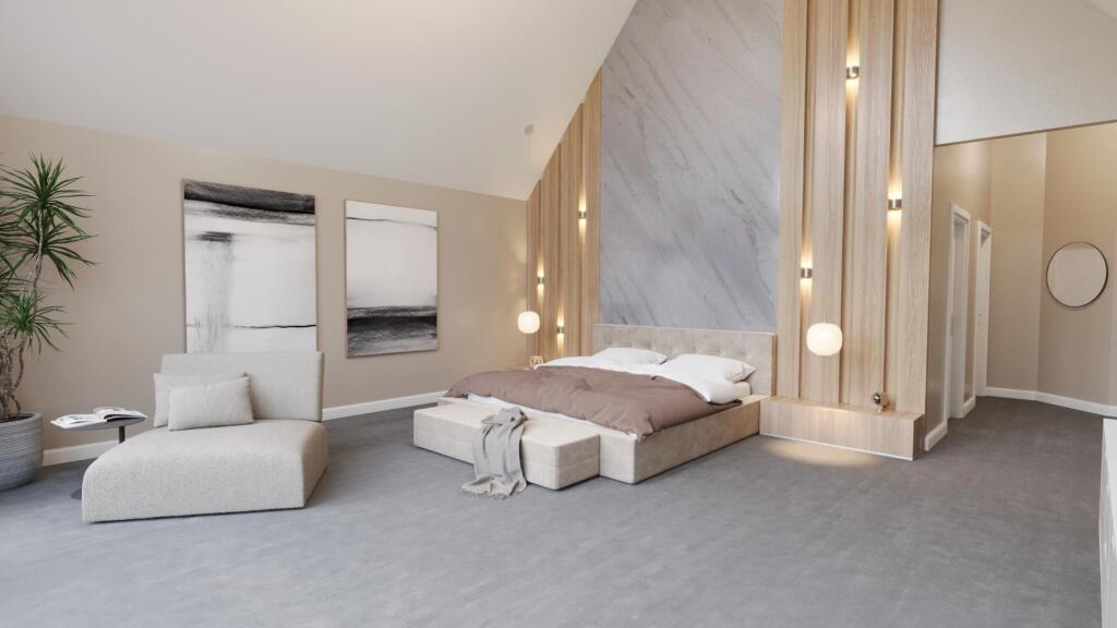 Master Bedroom staged