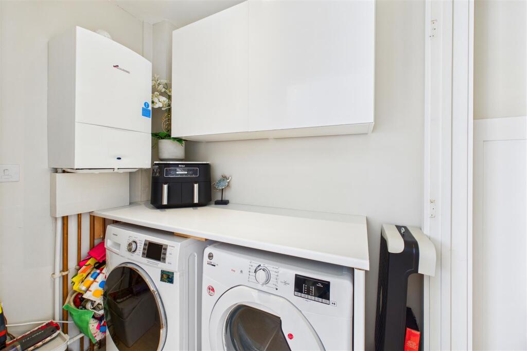 Utility area.