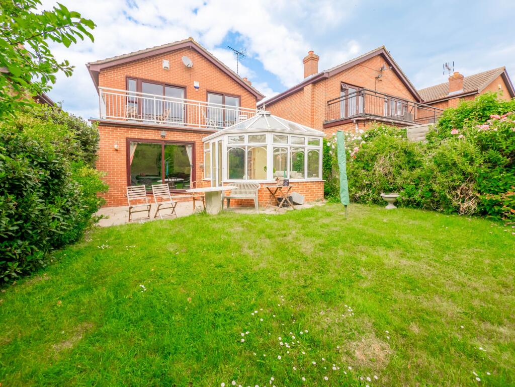 Rear Garden Irregular shaped approx 85' (25.91m)