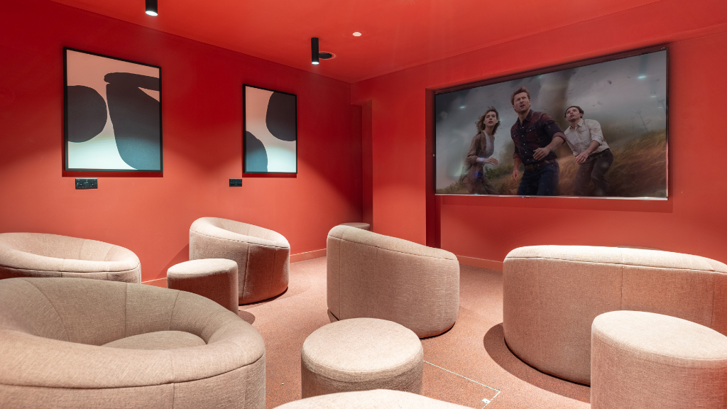 The cinema room