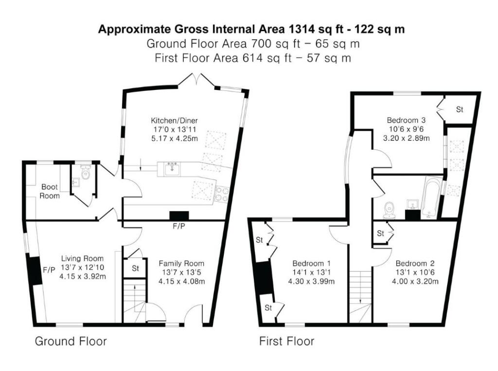 Floor plan - not to scale