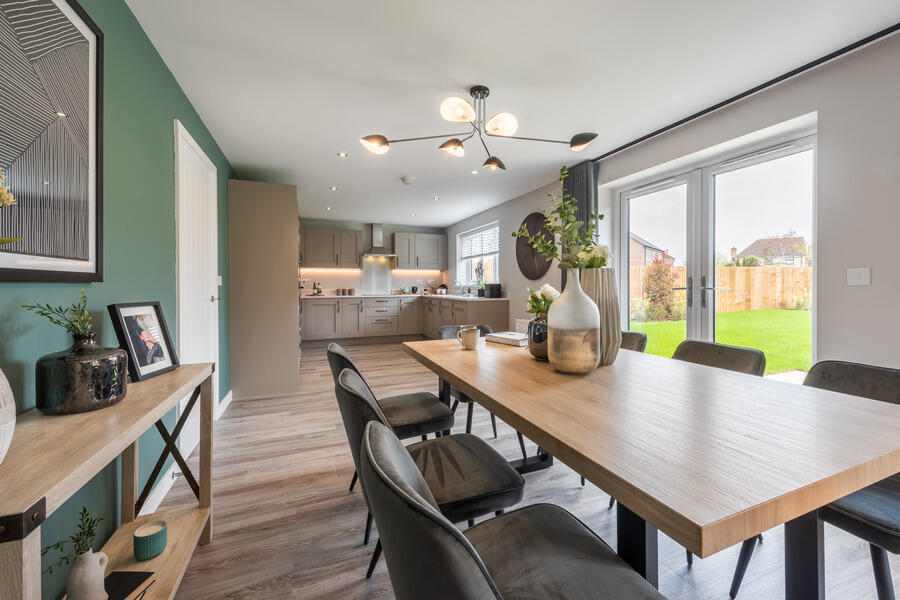 Indicative Kitchen/Dining Room, Contemporary Modern Decoration