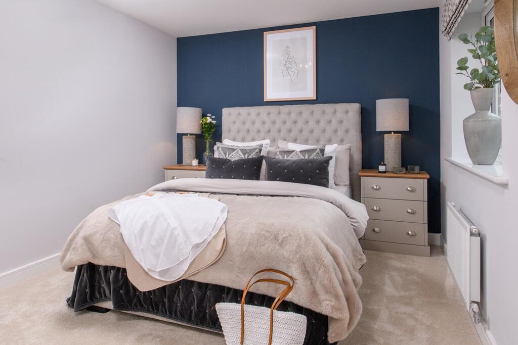 There's plenty of storage space with a second double bedroom