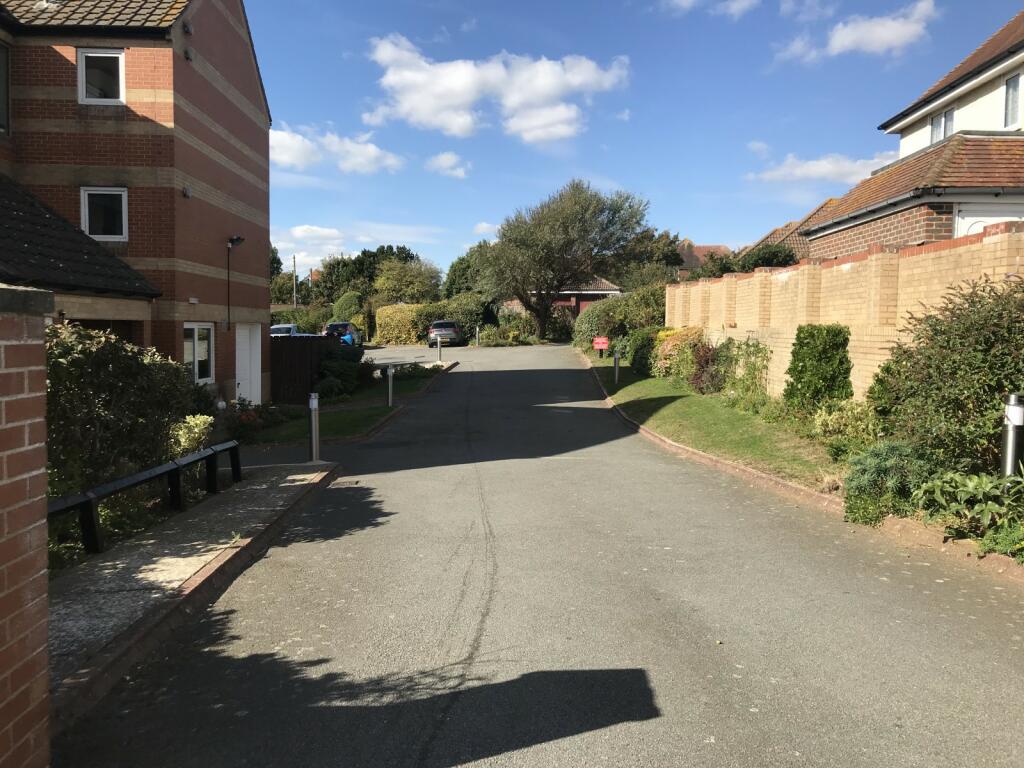 Entrance to parking 