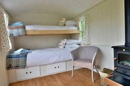 Inside Shepherd's hut