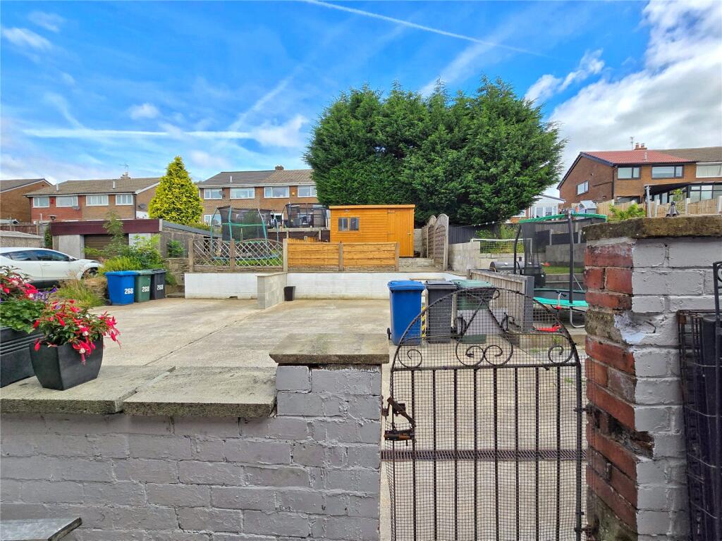 Parking &amp; Rear Patio