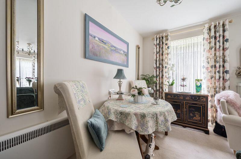 Corner of living/dining room 