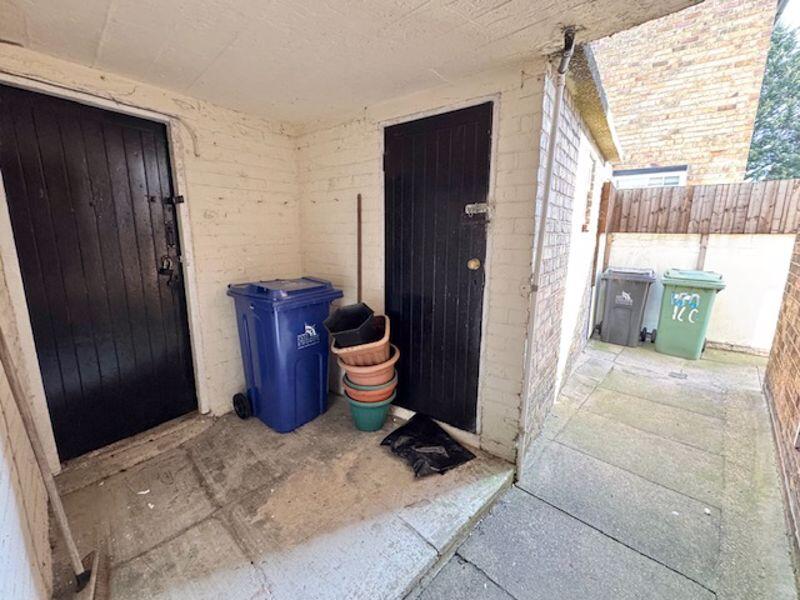 Side entry and outbuildings