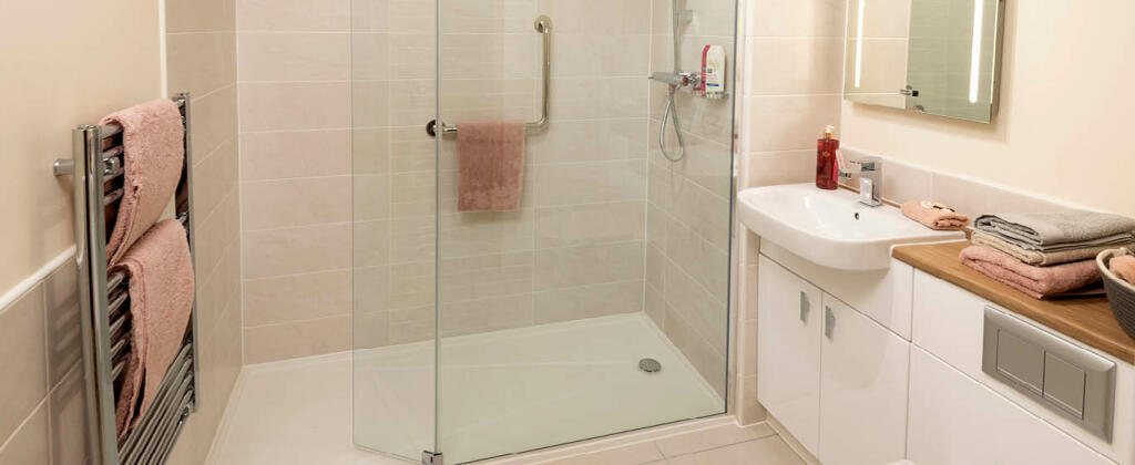 Typical shower room 