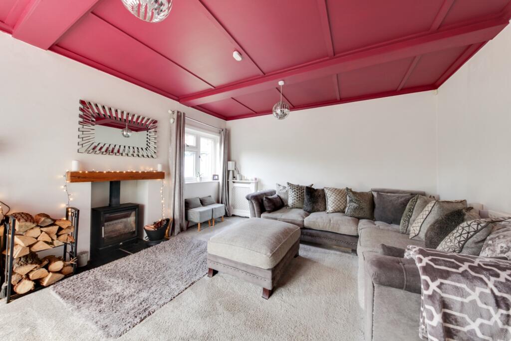 Large Triple Aspect Lounge with Wood Burner