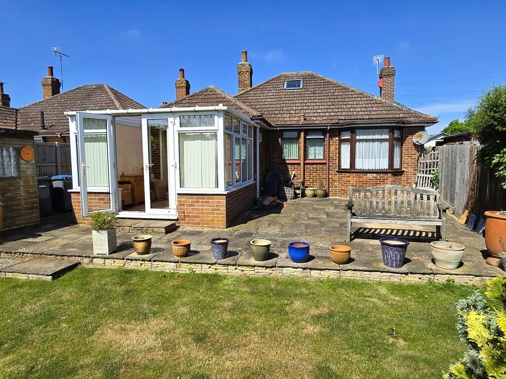 Rear of bungalow