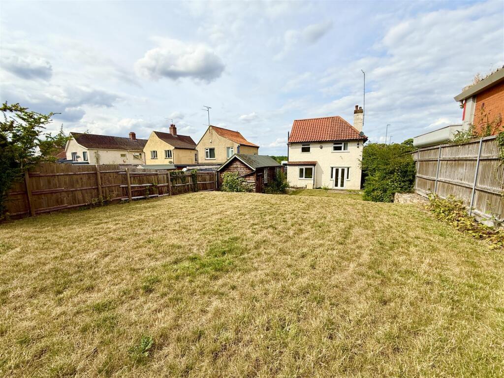 rear aspect and garden