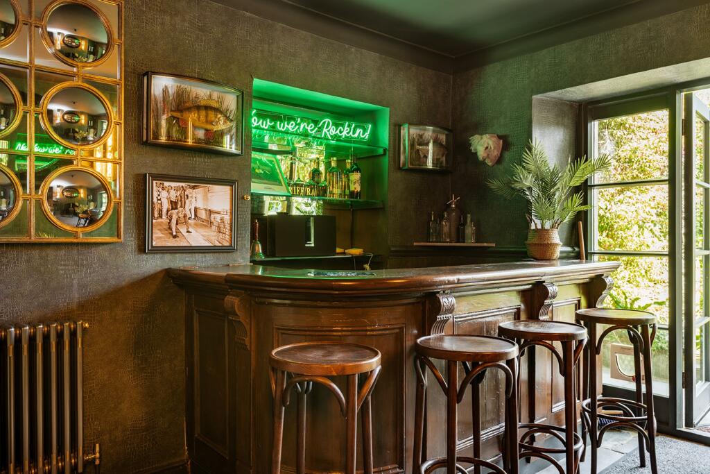 Bar/ snug, Danescombe Valley House, Calstock. Cornwall