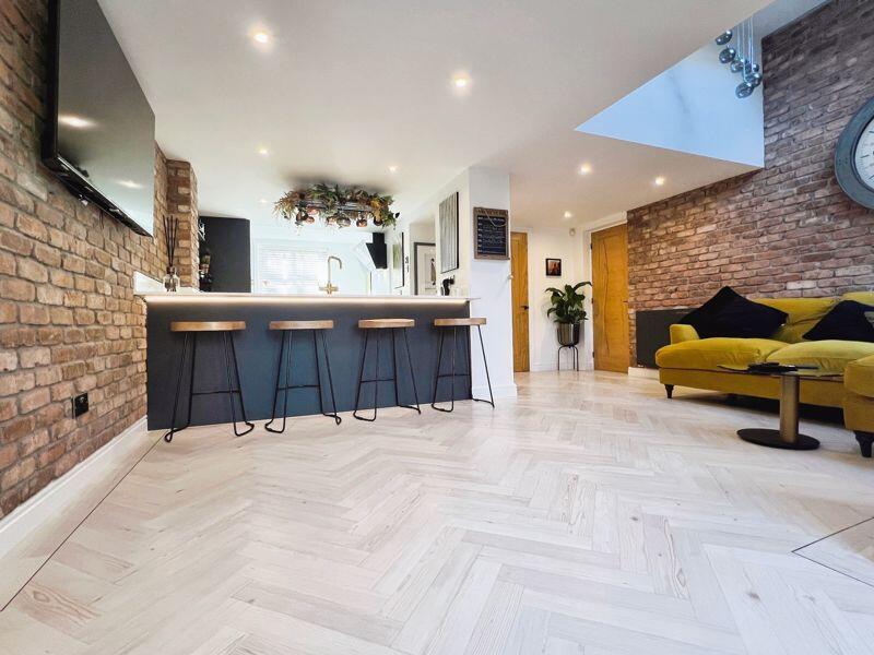 Open plan kitchen family room