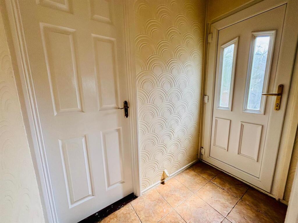 Rear Hallway: