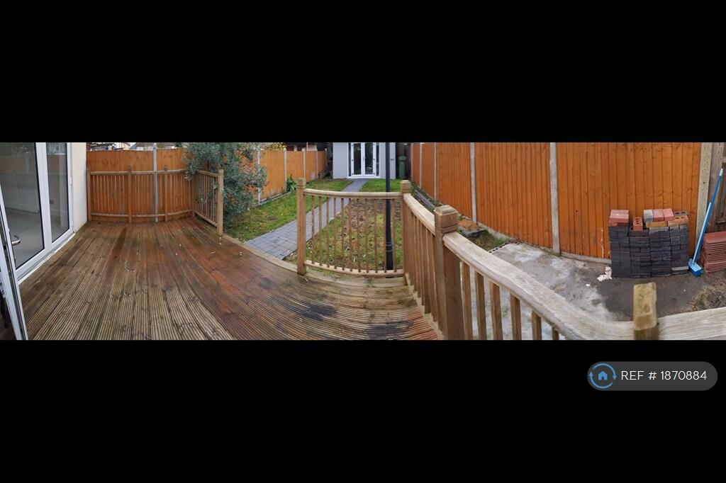 Back Garden, Decking Area And Bbq Area