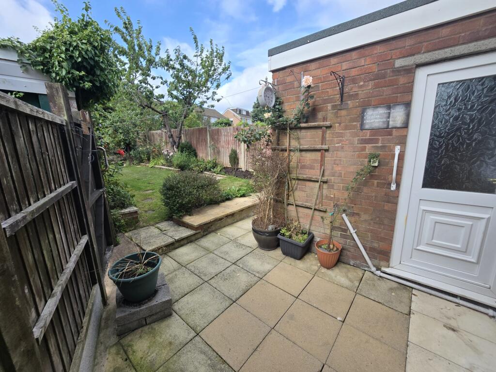 Rear garden Patio