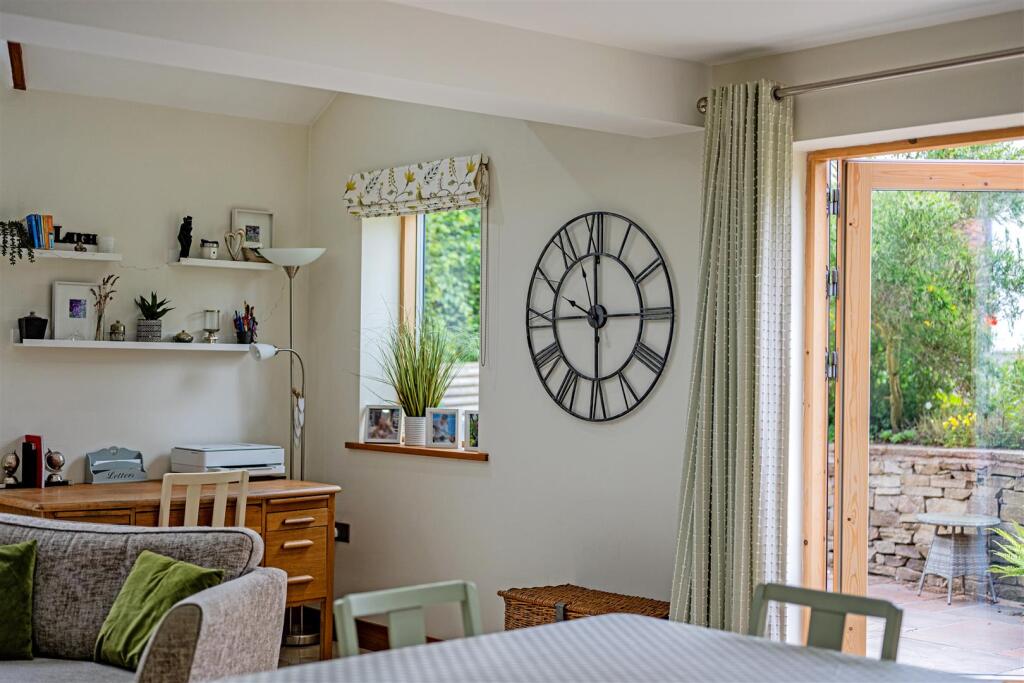 Doors to the wrap around gardens