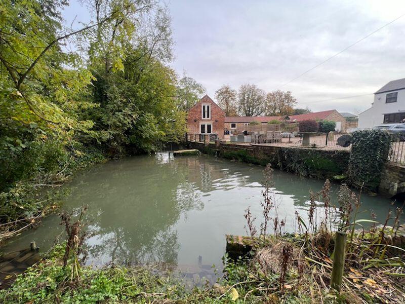 Mill pond to property and garden